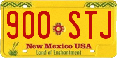 NM license plate 900STJ