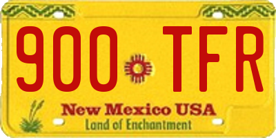 NM license plate 900TFR