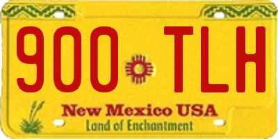NM license plate 900TLH