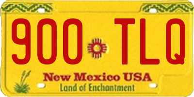 NM license plate 900TLQ