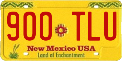 NM license plate 900TLU