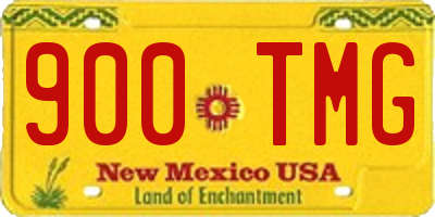 NM license plate 900TMG