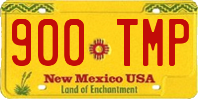 NM license plate 900TMP