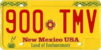 NM license plate 900TMV