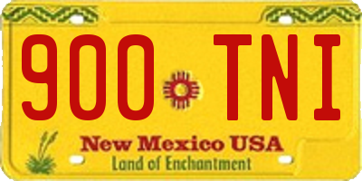 NM license plate 900TNI