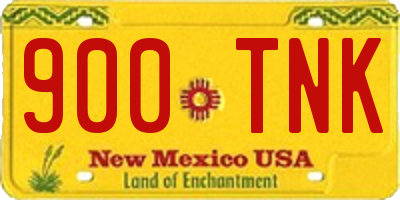 NM license plate 900TNK
