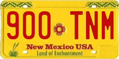 NM license plate 900TNM