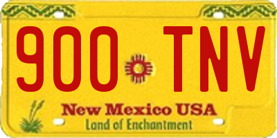 NM license plate 900TNV