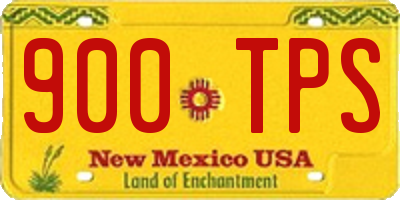 NM license plate 900TPS