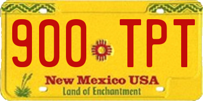 NM license plate 900TPT