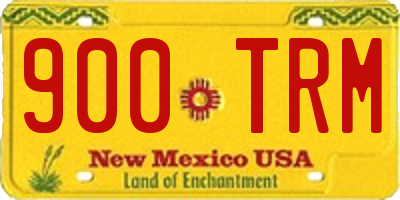 NM license plate 900TRM