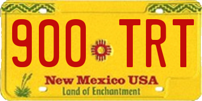 NM license plate 900TRT