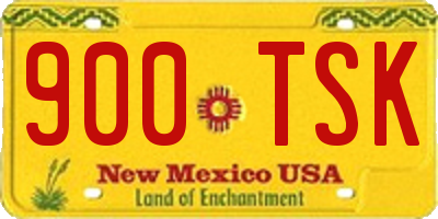 NM license plate 900TSK