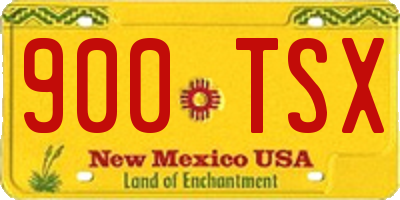 NM license plate 900TSX
