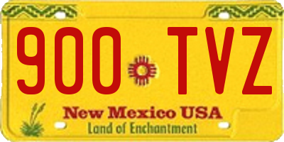 NM license plate 900TVZ