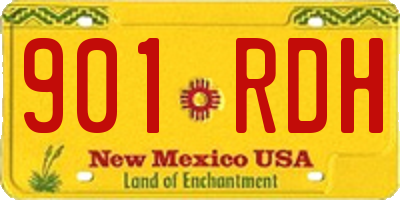 NM license plate 901RDH