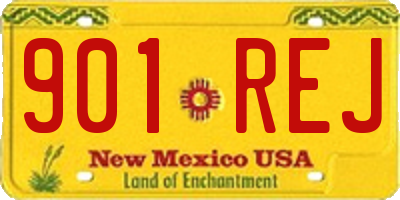 NM license plate 901REJ