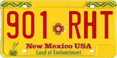 NM license plate 901RHT