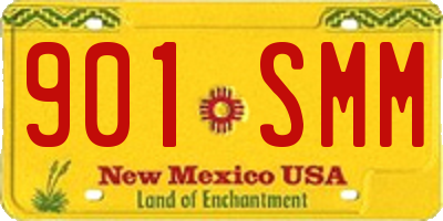 NM license plate 901SMM