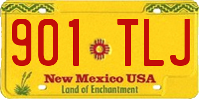 NM license plate 901TLJ