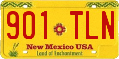 NM license plate 901TLN