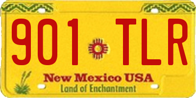 NM license plate 901TLR
