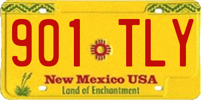 NM license plate 901TLY