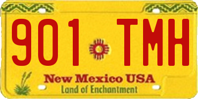 NM license plate 901TMH