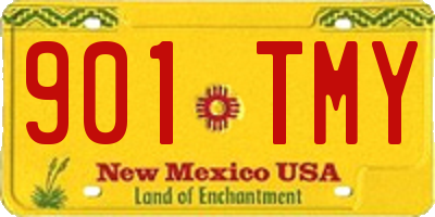 NM license plate 901TMY