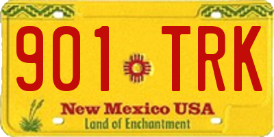 NM license plate 901TRK