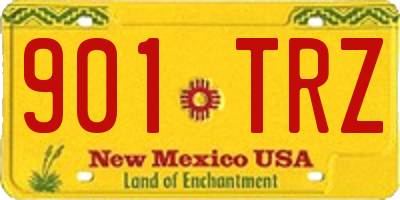 NM license plate 901TRZ