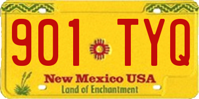 NM license plate 901TYQ