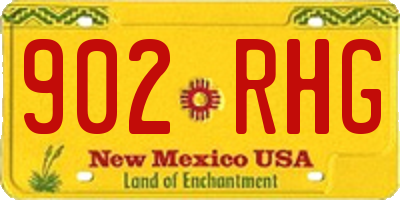 NM license plate 902RHG