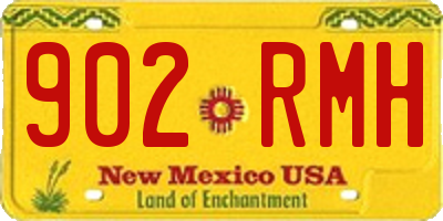 NM license plate 902RMH