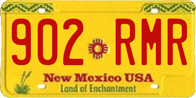 NM license plate 902RMR