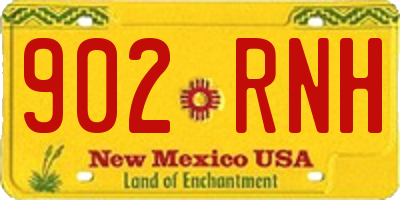 NM license plate 902RNH