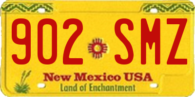 NM license plate 902SMZ