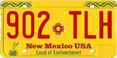 NM license plate 902TLH