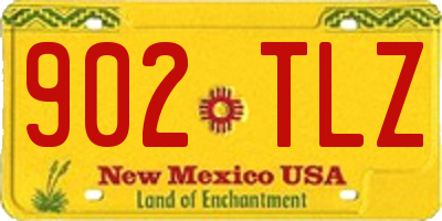 NM license plate 902TLZ