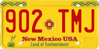 NM license plate 902TMJ