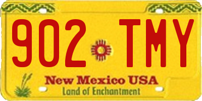 NM license plate 902TMY