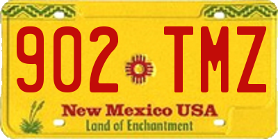NM license plate 902TMZ