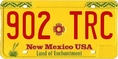 NM license plate 902TRC