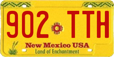NM license plate 902TTH