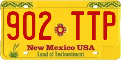NM license plate 902TTP