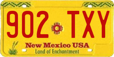 NM license plate 902TXY