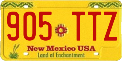 NM license plate 905TTZ