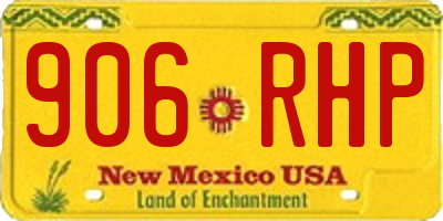 NM license plate 906RHP