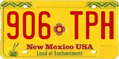 NM license plate 906TPH