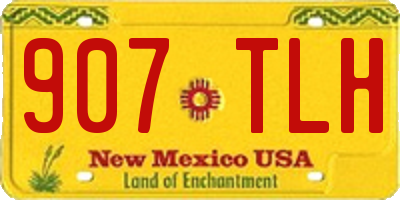 NM license plate 907TLH